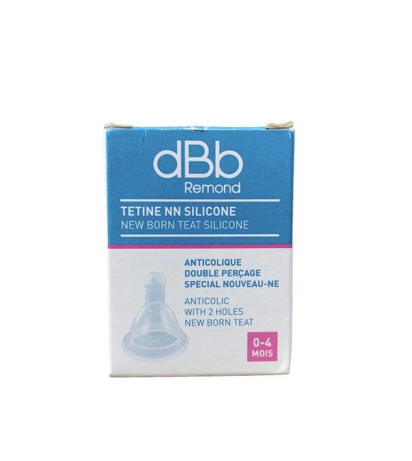 Tétine Antiaérophagique nouveu né 0-4 Mois En Silicone dBb Remond