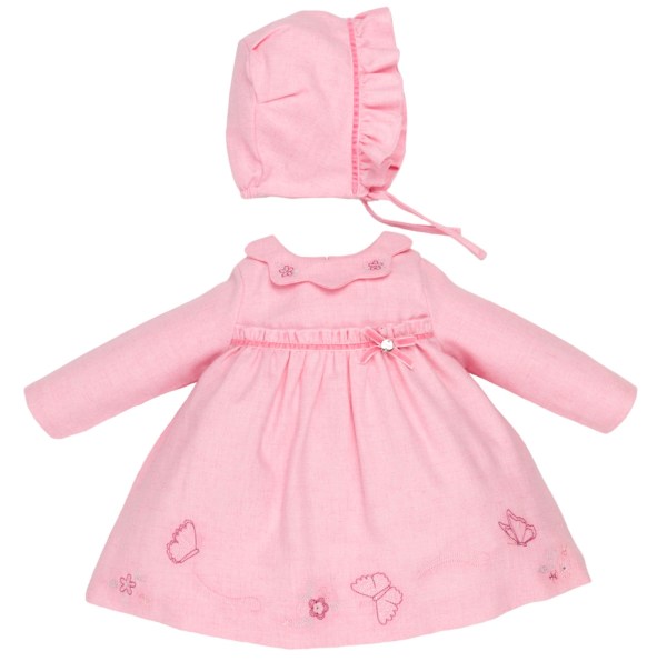 Ensemble 2pcs Robe et 🌸 Chapeu anglais bébé fille babydola