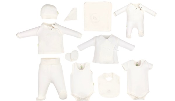 Coffret bébé 10Pcs 0-3 Mois 🌿 Organic 🌿certifiés biologiques par GOTS Babydola