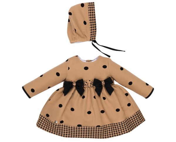 Ensemble 2pcs Robe 🦋🦋 et Chapeu anglais bébé fille babydola