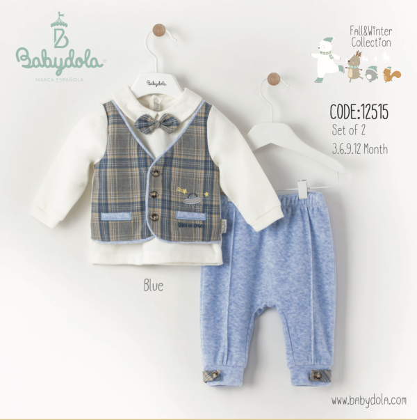 Ensemble bébé 2Pcs avec papillon Babydola