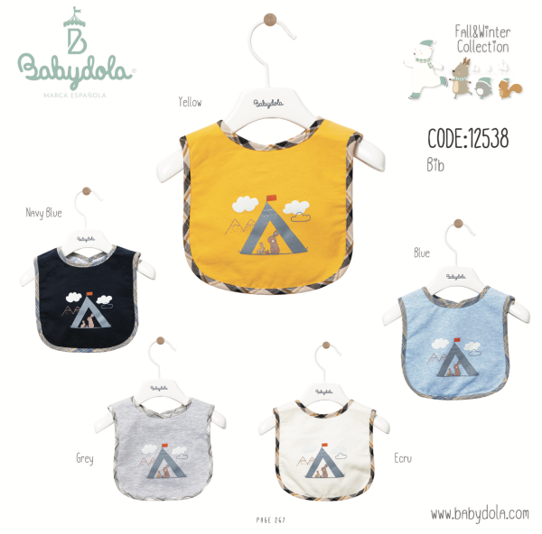 Bavoir à nouer ⛺️ Automne Babydola