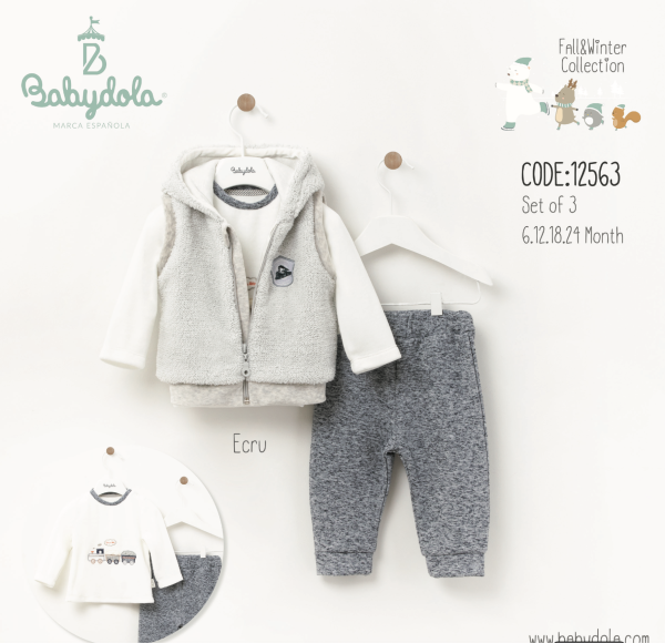Ensemble bébé 3Pcs 🚂 Babydola