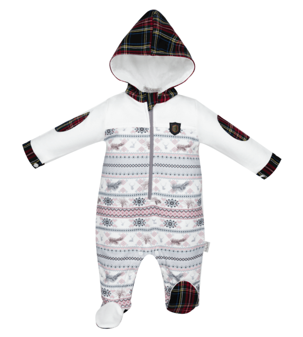 Grenouillère d’indiens avec une capuche