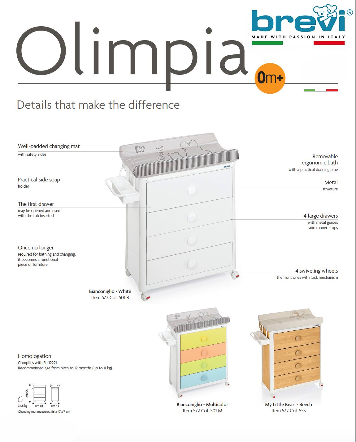 Commode avec baignoire Olimpia 571 Brevi