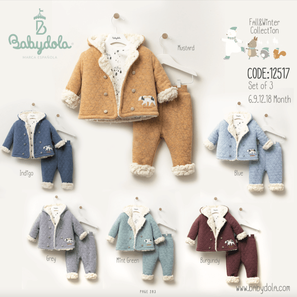 Ensemble bébé 3Pcs 🐻‍❄️ Babydola