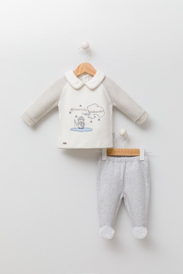 Ensemble bébé 🥶🧣❄️ 2Pcs Babydola