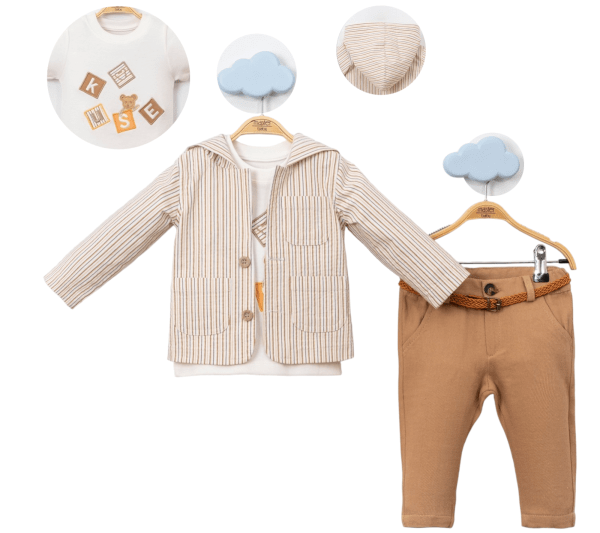 Ensemble 🧸 bébé 3Pcs Master Baby