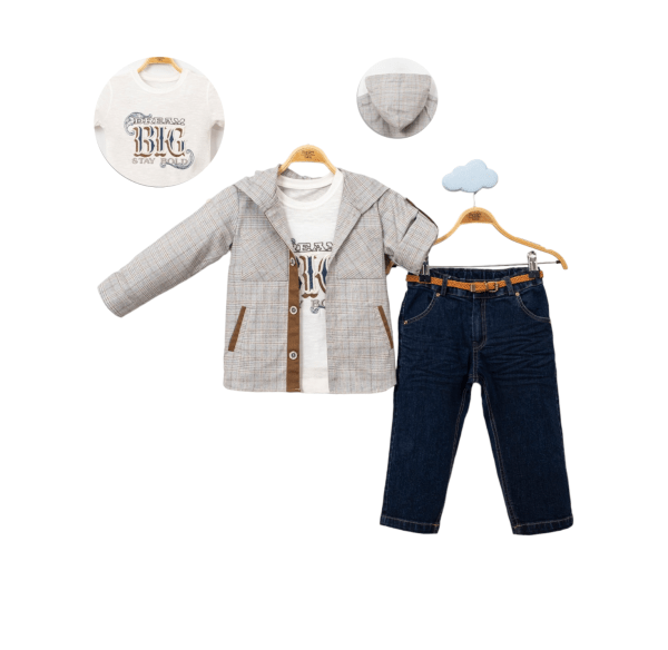 Ensemble 👔 bébé 3Pcs Master Baby
