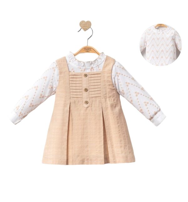 Ensemble robe 🥯 bébé 2pcs ‘Robe + pull’ fille Master baby