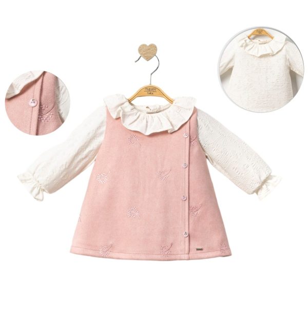 Ensemble robe 🌿💐🌿 bébé 2pcs ‘Robe + pull’ fille Master baby