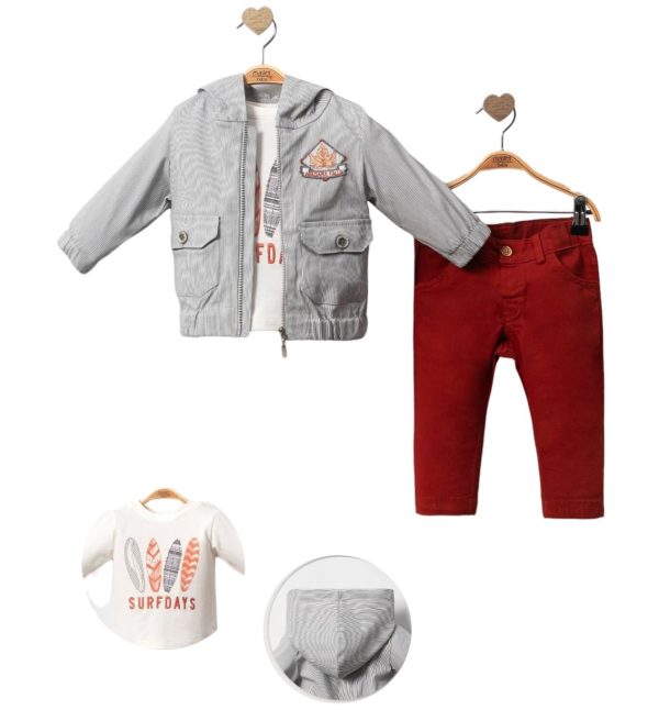 Ensemble 🏄 bébé 3Pcs Master Baby