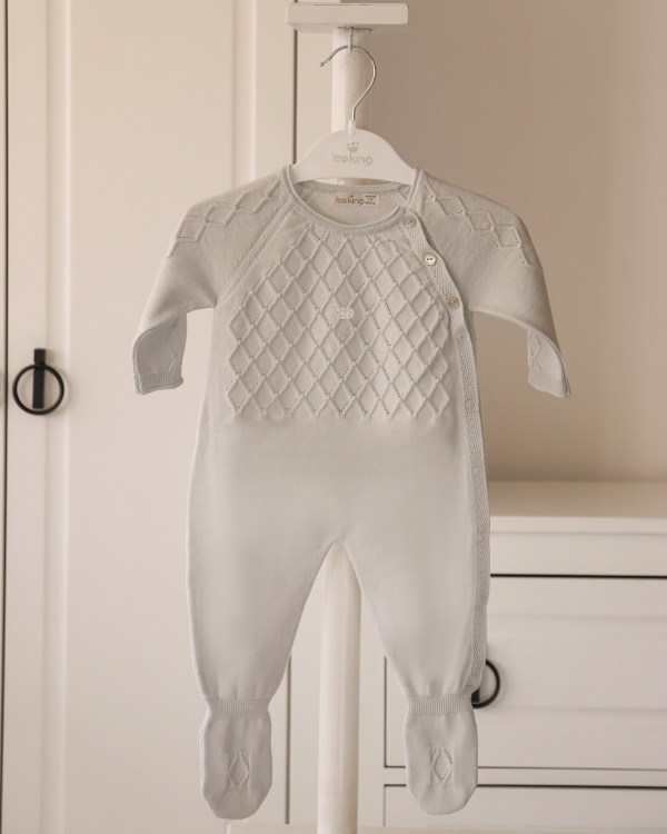 Grenouillère Tricotée en Coton pour Bébé LEOKING