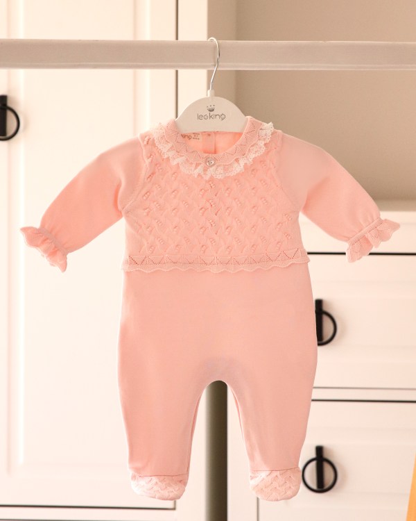 Grenouillère Tricotée en Coton pour Bébé LEOKING