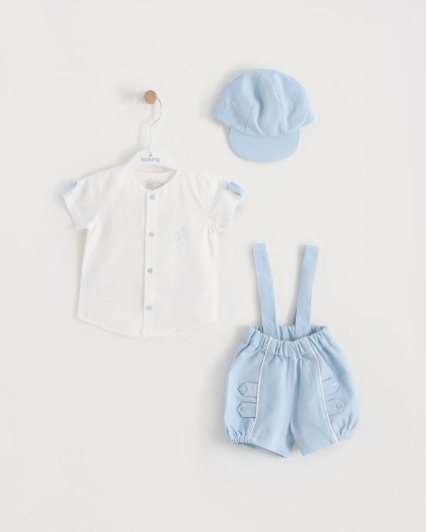 Ensemble 3 Pièces en Coton Bébé LEOKING