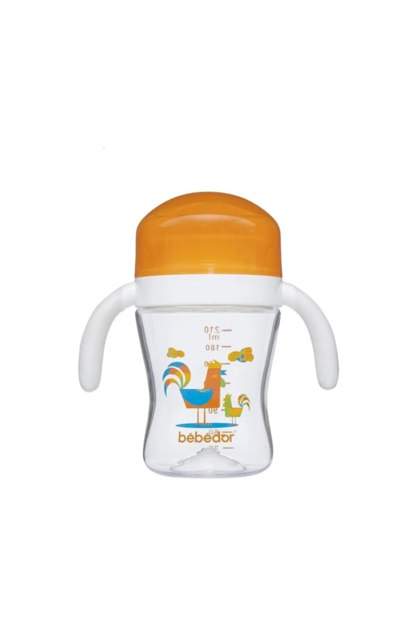 Tasse Tritan Rotative à 360 Degrés avec Poignée +6 Mois 210 ML