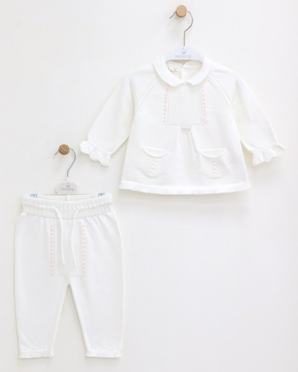 Ensemble 2 Pièces Tricotée en Coton Bébé LEOKING