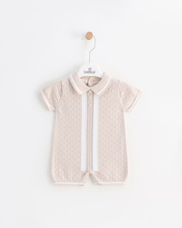 Barboteuse Tricotée en Coton pour Bébé LEOKING