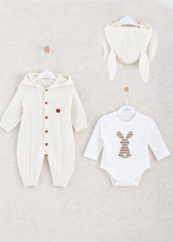 Ensemble 2 Pièces en Laine Bébé 🐰 LEOKING