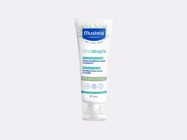 Crème émolliente visage Stelatopia 40ML Mustela