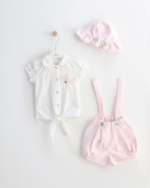 Ensemble 3 Pièces en Coton Bébé LEOKING