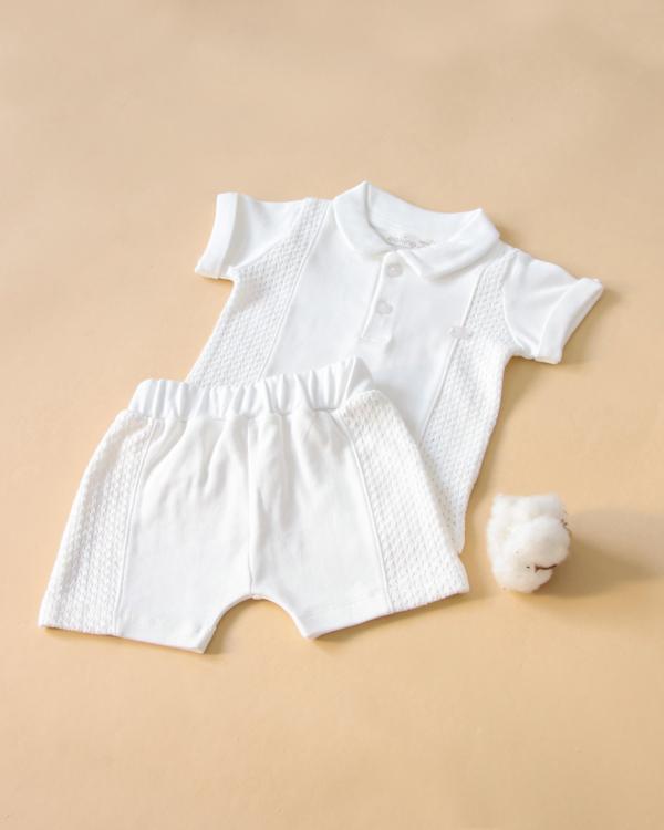 Ensemble 2 Pièces Tricotée en Coton Bébé LEOKING