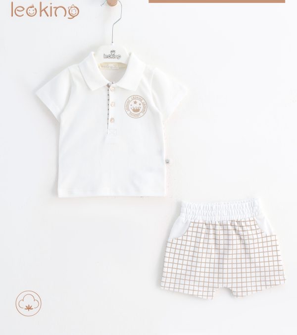 Ensemble 2 Pièces Tricotée en Coton Bébé LEOKING