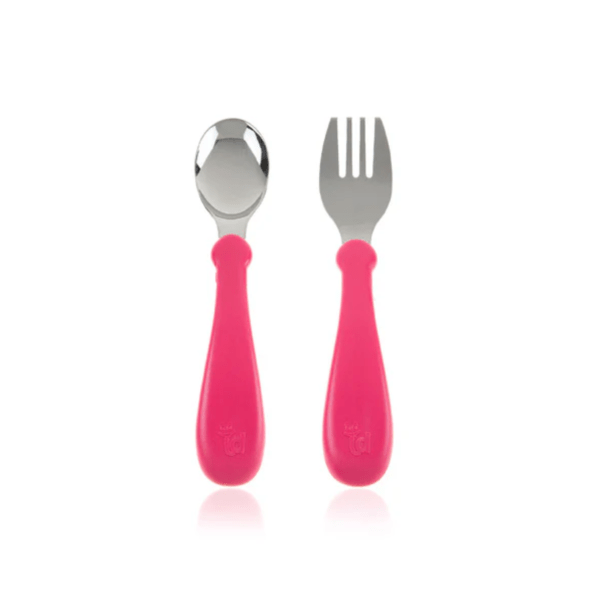 Babyjem Set Fourchette et Cuillère en Acier Inoxydable