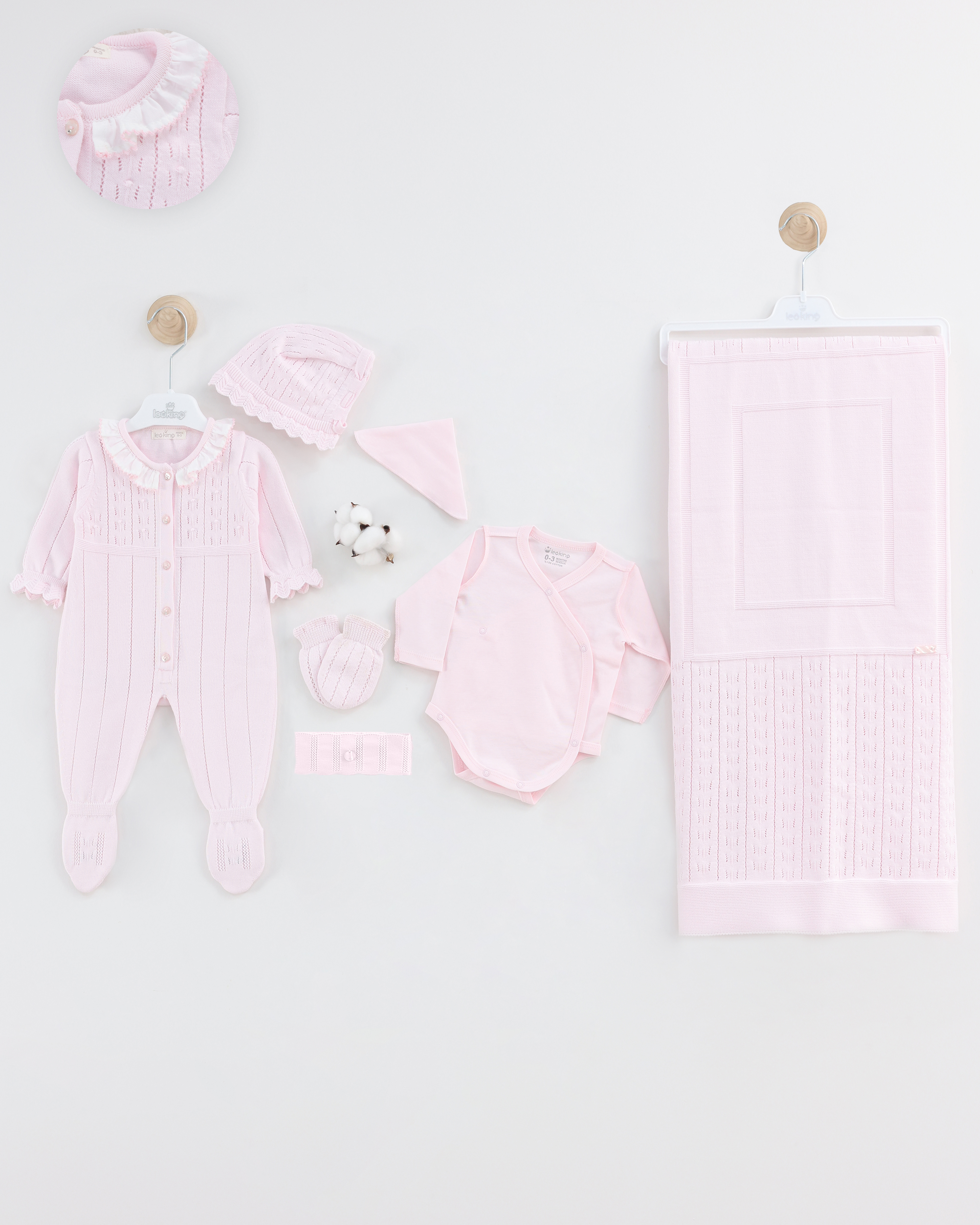 leoking 3122 newborn cotton Pink